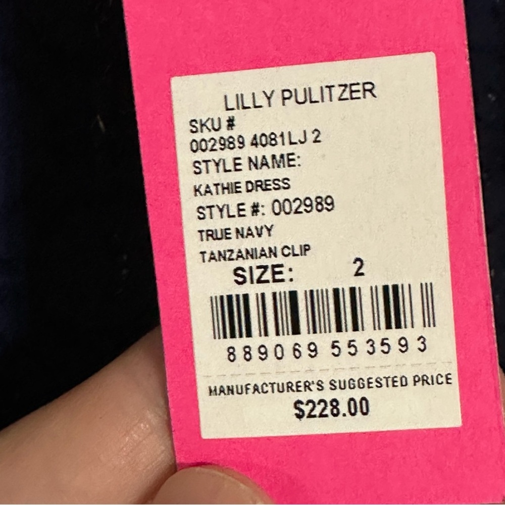 NWT Lilly Pulitzer Kathie True Navy Tanzanian clip Midi Dress
Size 2 - Picture 5 of 10